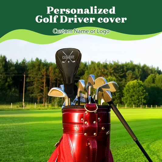 Personalized Golf Club Cover Custom Name or Logo
