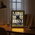 Personalized Mothers Day Mirror Light for Mom Custom Photo Light Box Infinity Mirror Table Night Light Mom Light Up Sign LED Picture Light Frame Mothers Day Gift Ideas