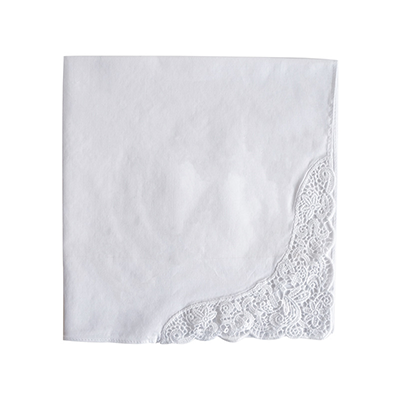 Personalized Flower Embroidered Handkerchief | Customized Cotton Hankies for Women