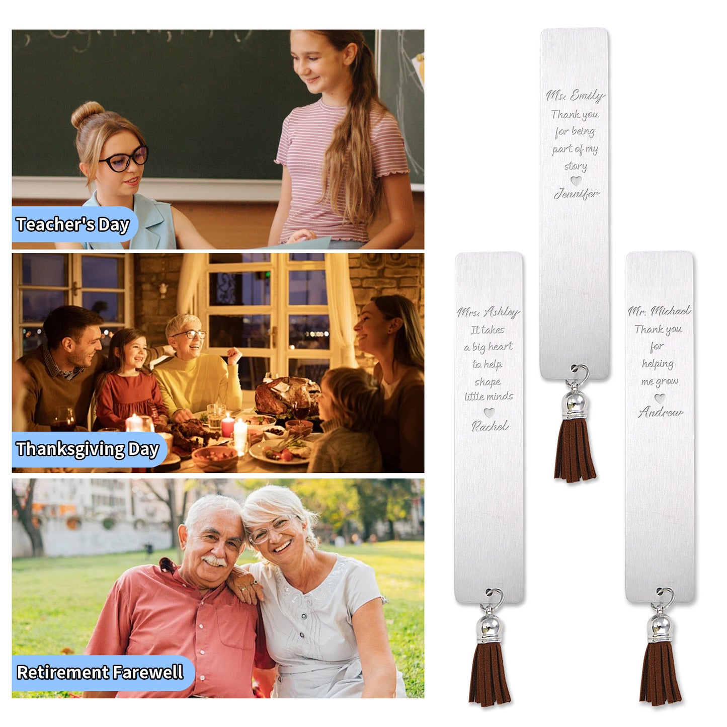 Personalized Bookmark, My Story Bookmark, Metal Bookmark