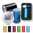 Sello de golf grande personalizado – Logotipo de 20 mm con estuche metálico