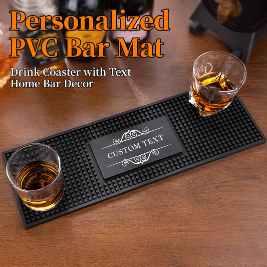 Personalised Bar Mat Non-slip PVC Rubber Bar Mat