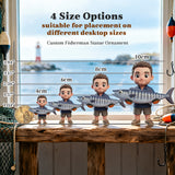 Personalized 3D Figurine from Photo Full Personalized Statue Sculpture Gifts Based on Your Photos for Boyfriend Husband Friends Custom Gifts for Father's Day Birthday Christmas Anniversary
