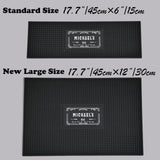 Personalised Bar Mat Non-slip PVC Rubber Bar Mat Custom Bar Name Spill Mat for Countertop Home Bar Coffee Bar Gifts for Bartender Drinking Lover Cocktail Lover Newlywed Beer Mat Decor