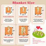 Personalized Cheer Blanket for Girls, Custom Name & Cartoon Character Throw Cheer Team Gift for Adults, Team, Girls, Dancers & Athletes, Soft Fleece Blanket for Bedroom, Travel & Competitions