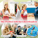 Personalized Cheer Blanket for Girls, Custom Name & Cartoon Character Throw Cheer Team Gift for Adults, Team, Girls, Dancers & Athletes, Soft Fleece Blanket for Bedroom, Travel & Competitions