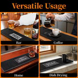 Personalised Bar Mat Non-slip PVC Rubber Bar Mat Custom Bar Name