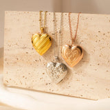 Heart Locket Necklace with Photo Big Heart Locket Vintage Locket Necklace Sibling Best Friend Personalized gift for her Christmas Gift