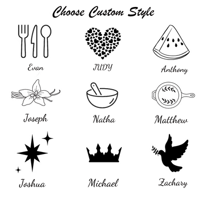 Personalized Natural Wooden Spoons and Forks Set, Wooden Cutlery Set