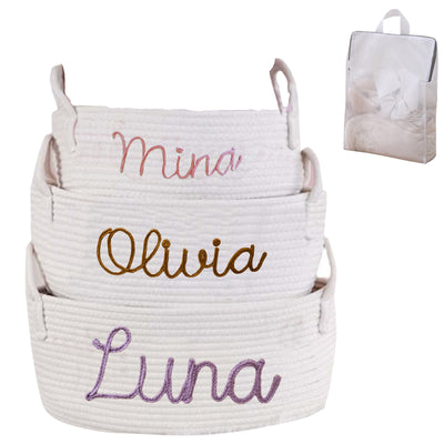 Cesta de lavandería personalizada