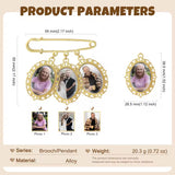 Personalized Wedding Photo Charm Memorial Bridal Bouquet Groom Memorial Pin Wedding Memorial Gifts