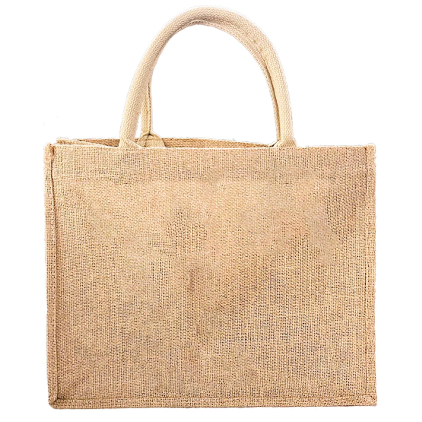 The Signature Character Jute Tote | Custom Name & Cartoon Portrait