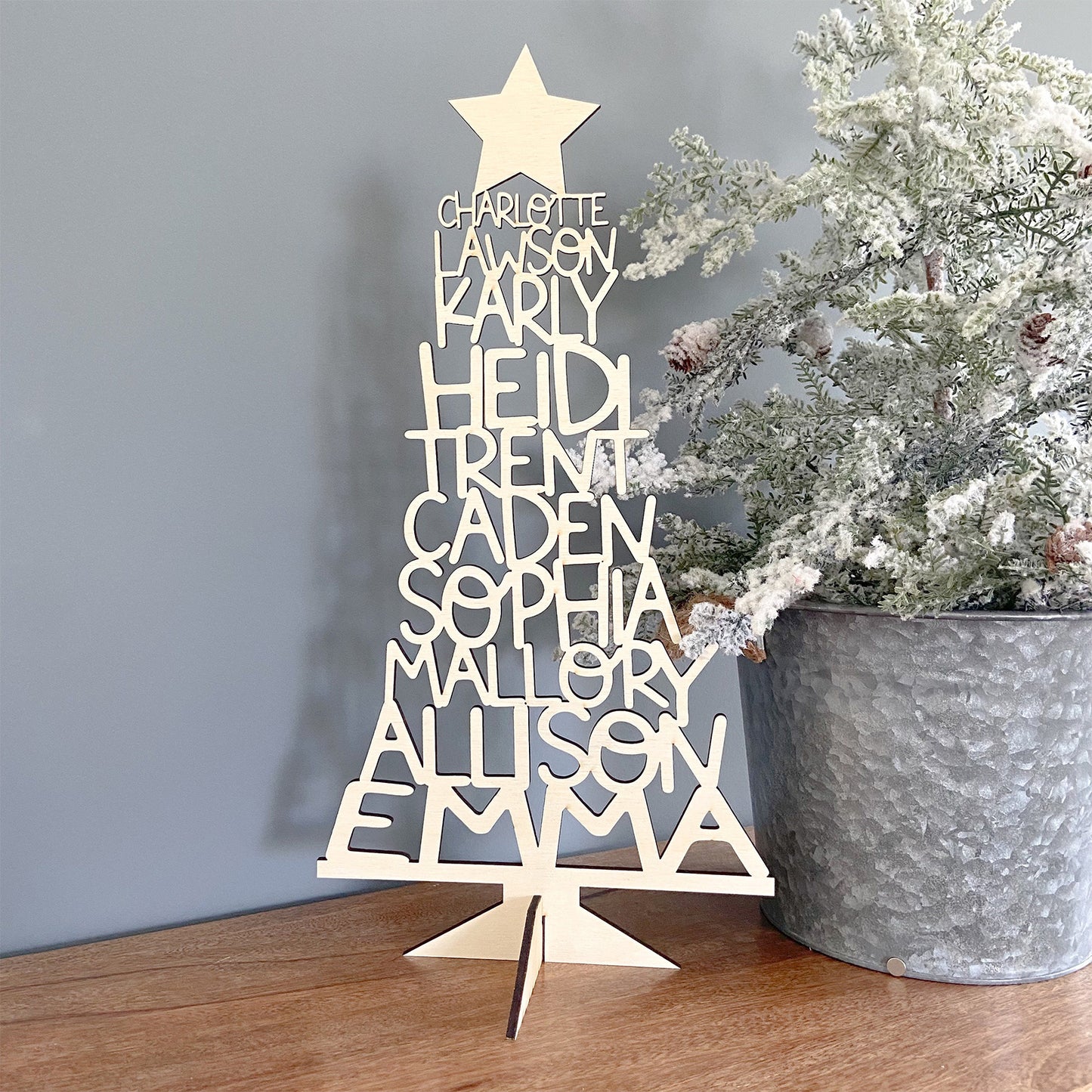 Personalized Christmas Tree Ornaments with Name