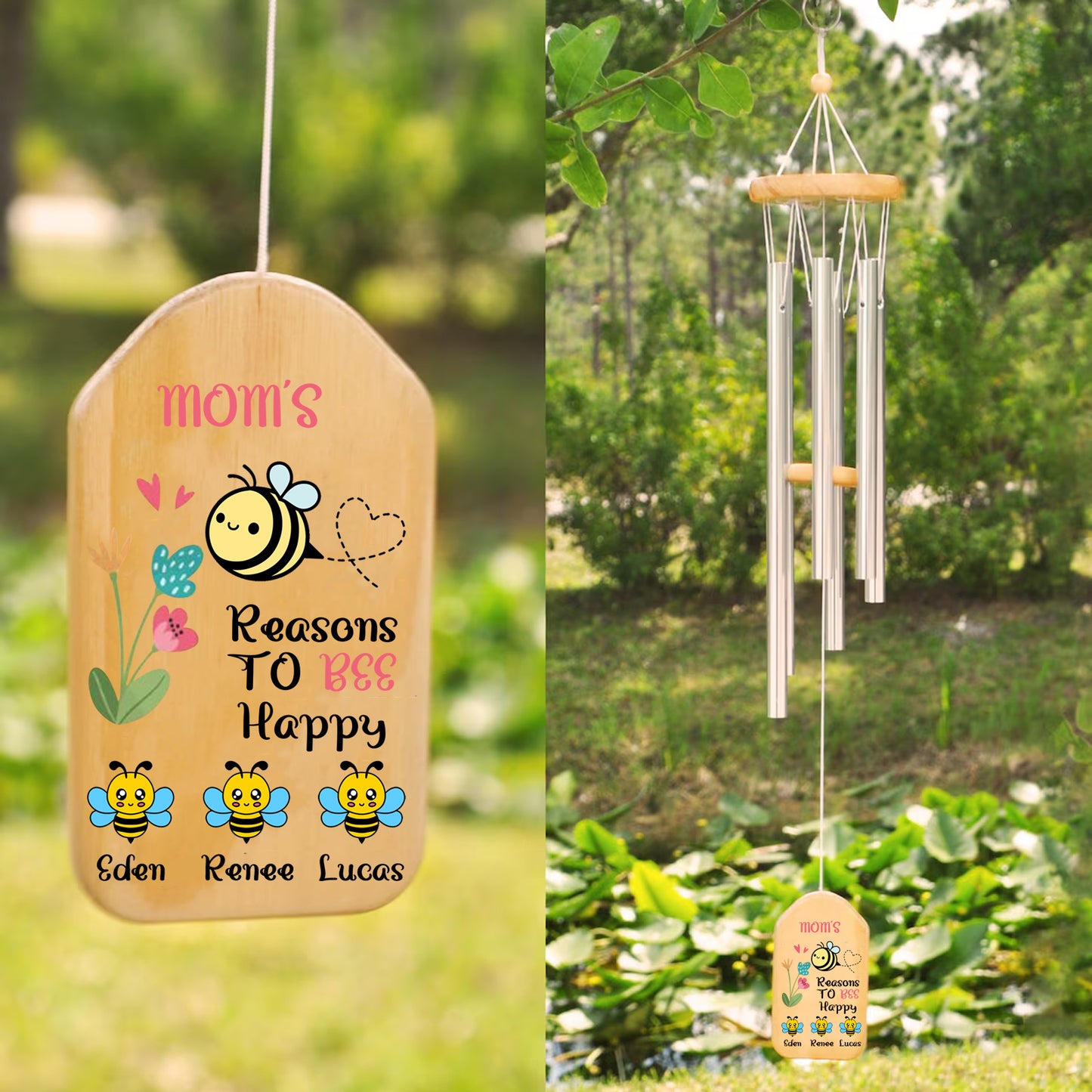 Custom Name Wind Chime