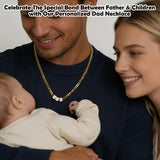 Personalized Men Necklace with Family Name Custom 1-10 Names
