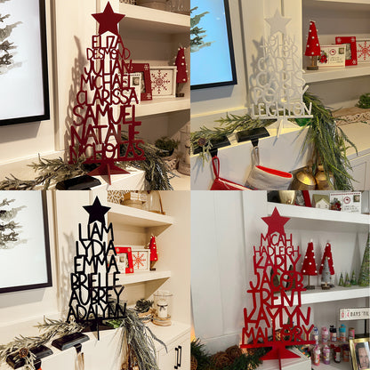 Personalized Christmas Tree Ornaments with Name