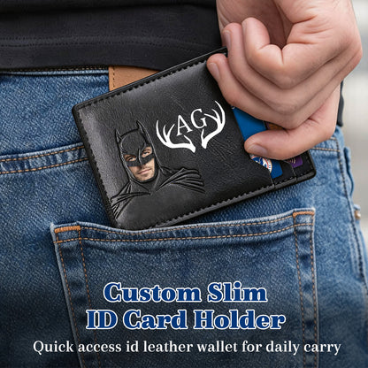Personalized Bat Wallet with Name