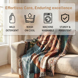 Personalized Blanket with Picture Text Custom Blanket for Mom Dad Couple Girlfriend Boyfriend Husband & Wife Home Decor Woven Tapestry Pet Memorial Blanket Gift for Wedding Anniversary-xmj