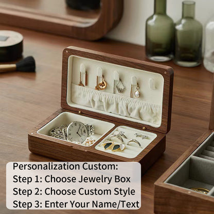 Personalized Wooden Jewelry Box