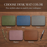 Personalized Photo Desk Mat Large Mouse Pad Custom Sketch Line Art Portrait Non-Slip Waterproof PU Leather Mat