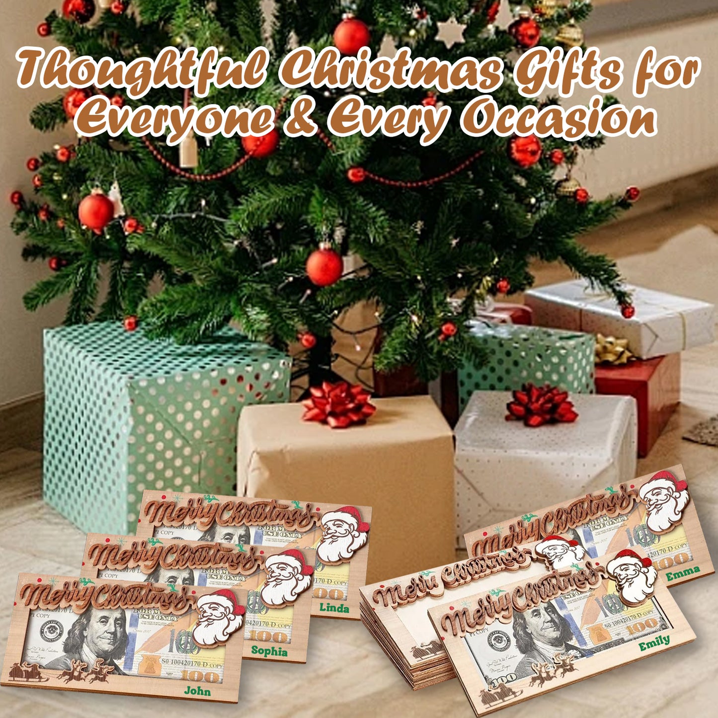 Personalized Xmas Money Holder
