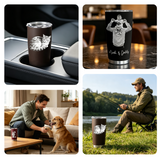1 Personalized 20oz Tumbler with Engraved Picture & Text 20 Oz Stainless Steel Travel Tumbler Cup Mug Personalized Gifts for Father's Day Birthday Christmas Anniversary for Men Women Kids