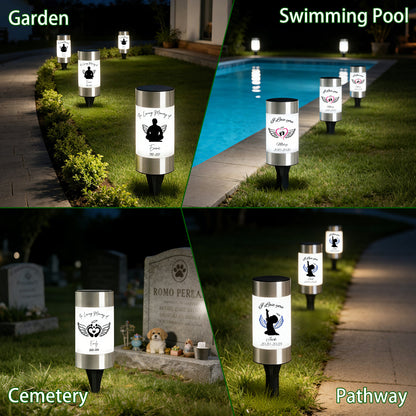 Personalized Solar Lights for Cemetery