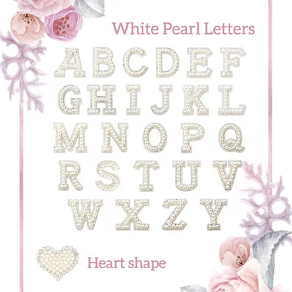 Pearl Letter Slipper Makeup Bag