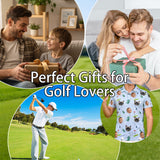 Polo de golf personalizado con cara estampada divertida de secado rápido, camisa tipo polo unisex para golfistas, regalos para amantes del golf, padre golfista, abuelo, esposo, novio, familiares y amigos