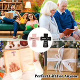 Personalized Magnetic Christian Bookmarks Custom PU Leather Bookmark with Name & Bible Verses Catholic Cross Book Marks Religious Gifts for Women Students Teachers Father Book Lovers