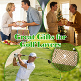 Funda personalizada para asiento de carrito de golf con nombre, inicial o logotipo. Accesorios para campo de golf 51" × 31.5" Ajuste universal para carritos de 2 asientos. Regalos para papá o esposo entusiasta del golf.