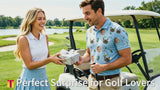 Polo de golf personalizado con cara estampada divertida de secado rápido, camisa tipo polo unisex para golfistas, regalos para amantes del golf, padre golfista, abuelo, esposo, novio, familiares y amigos
